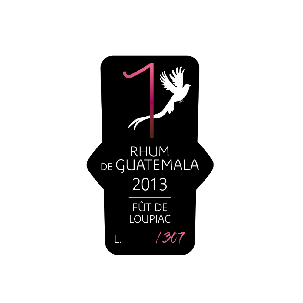 Etiquette Rhum Guatemala Single Cask 2013