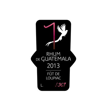 Etiquette Rhum Guatemala Single Cask 2013